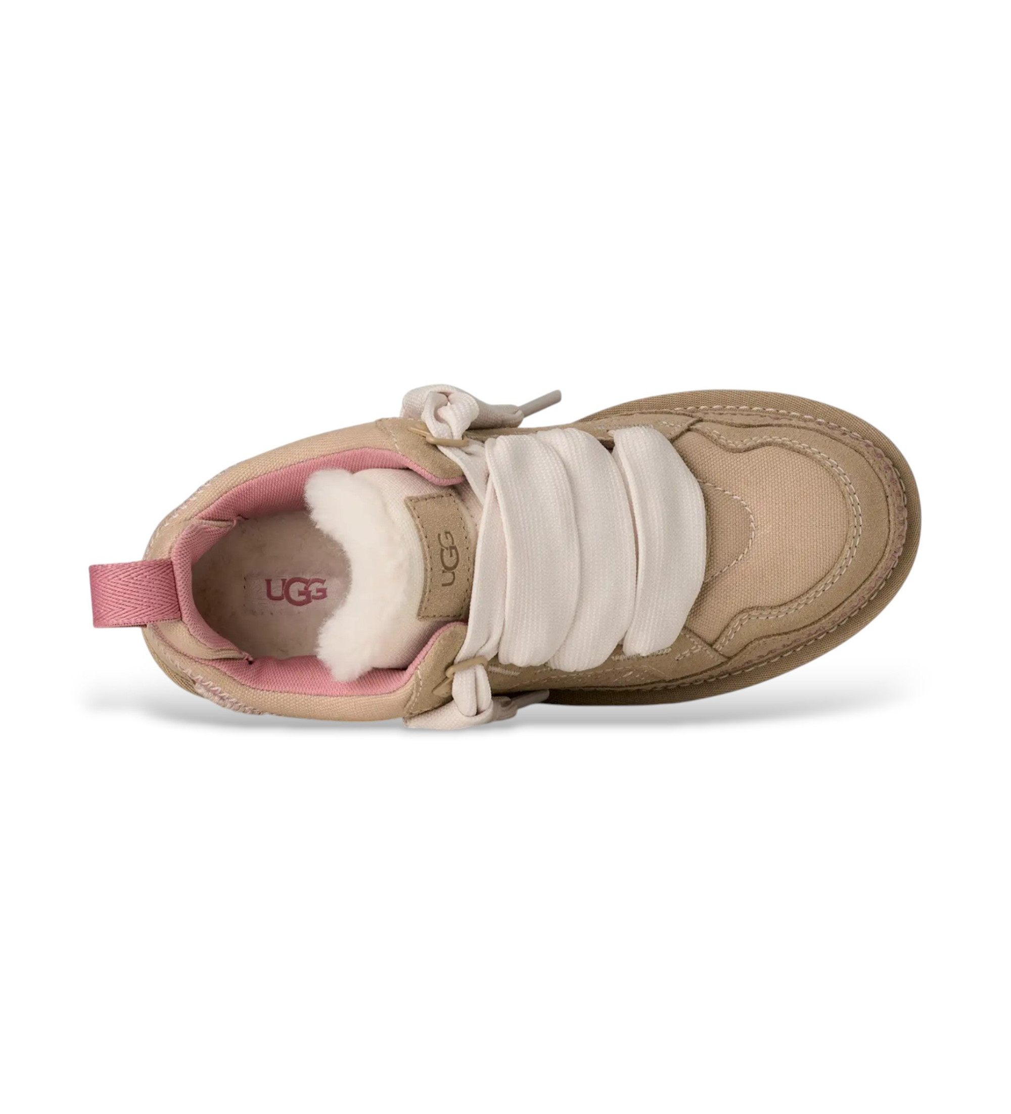 UGG Lowmel Meadow Usnjene superge svetlo rjave barve