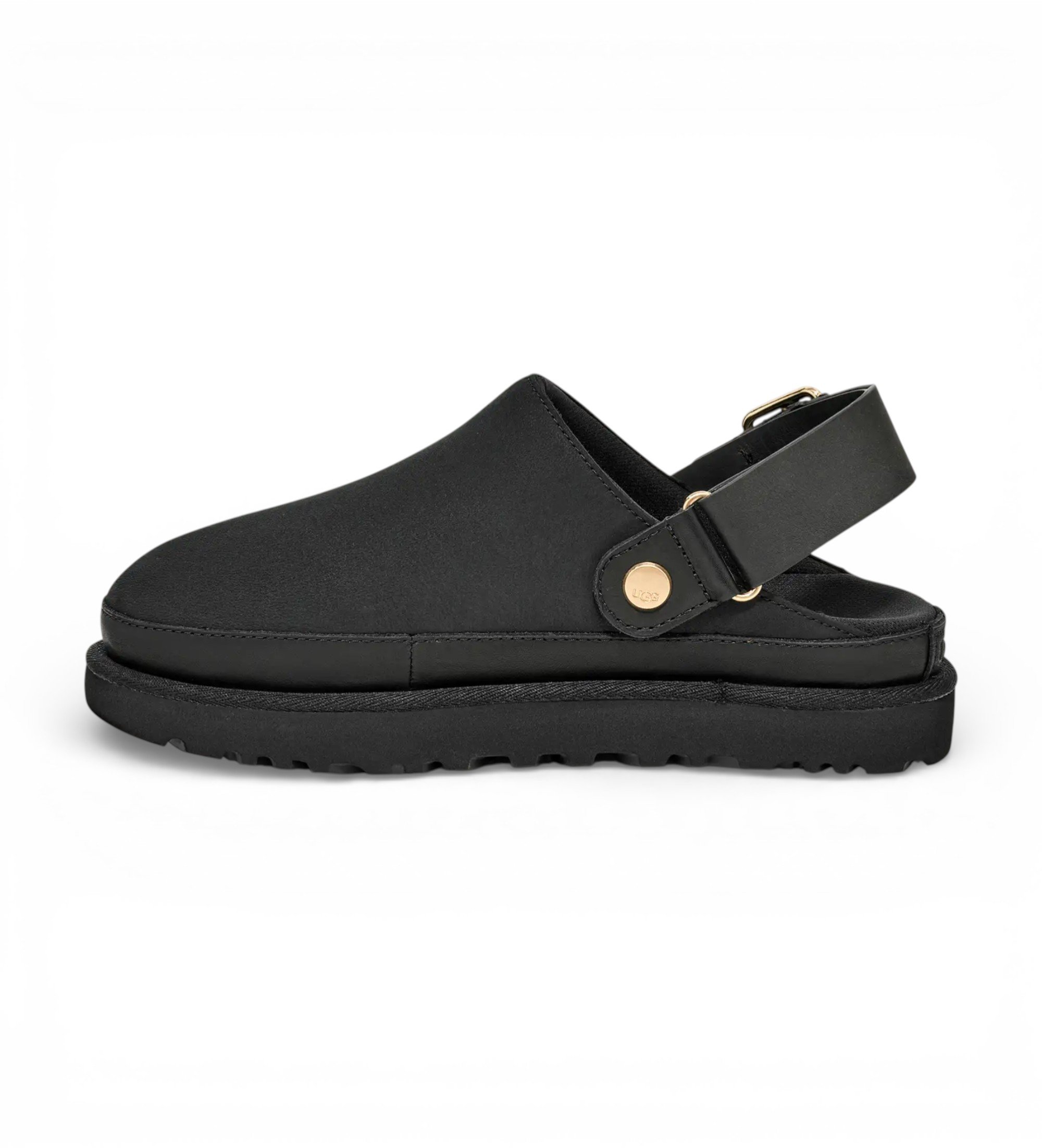 UGG Goldenstar Villa Leather Clogs noir