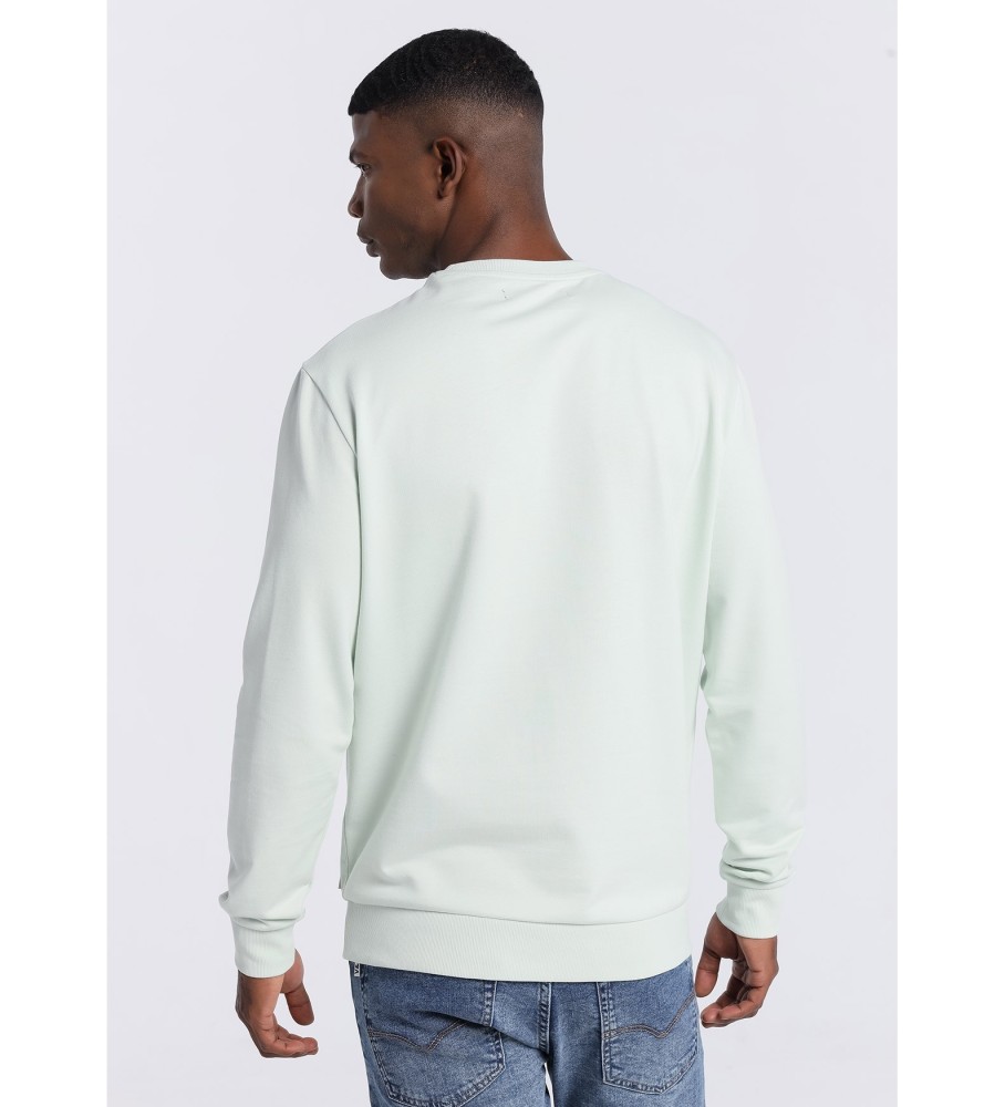 Victorio & Lucchino, V&L Camisola de pescoo de caixa sem capuz verde