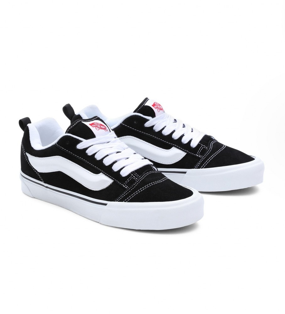 Knu Skool Zapatos Vans En Negro 50 Vans Zapatillas De Piel Knu