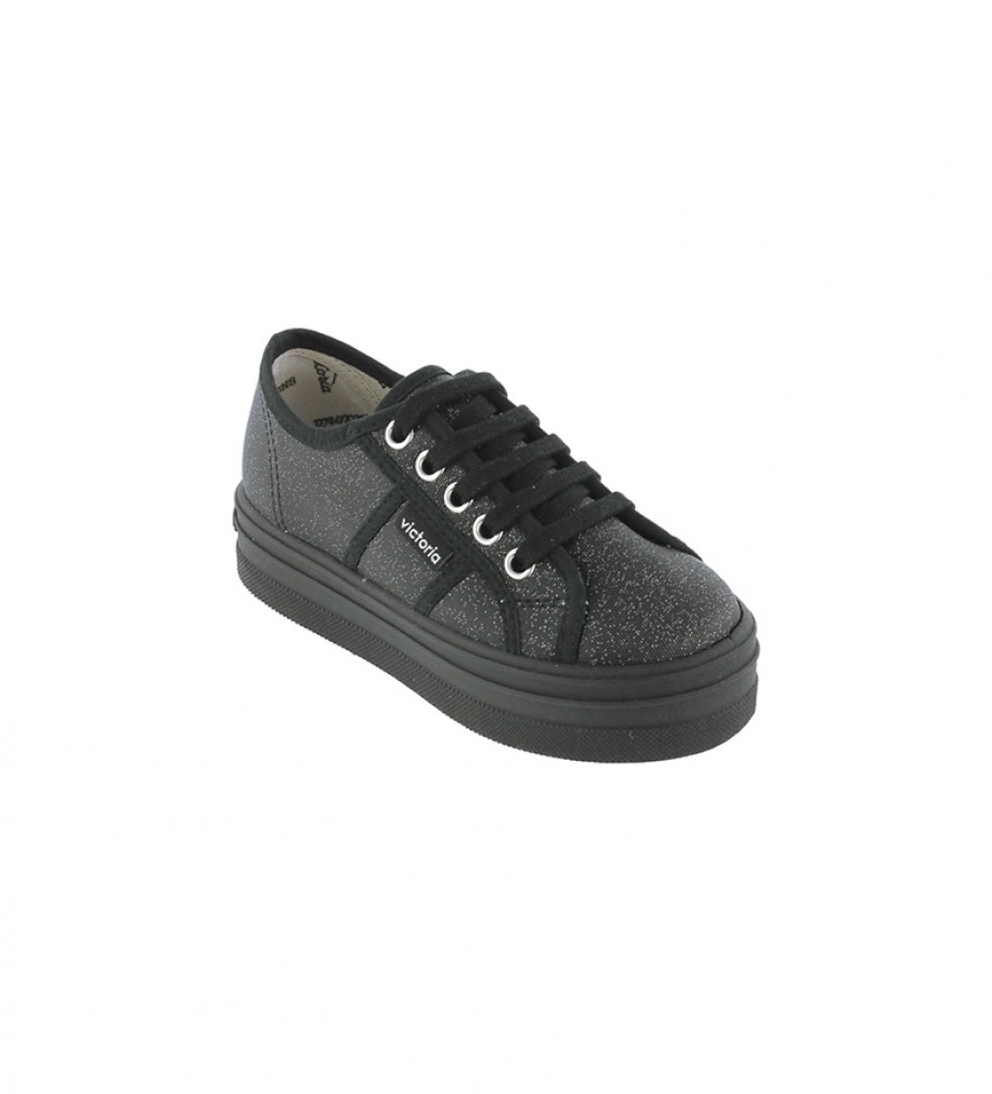 Victoria Zapatillas Barcelona Lona Metalizada negro - Tienda Esdemarca  moda, calzado y complementos - zapatos de marca y zapatillas de marca