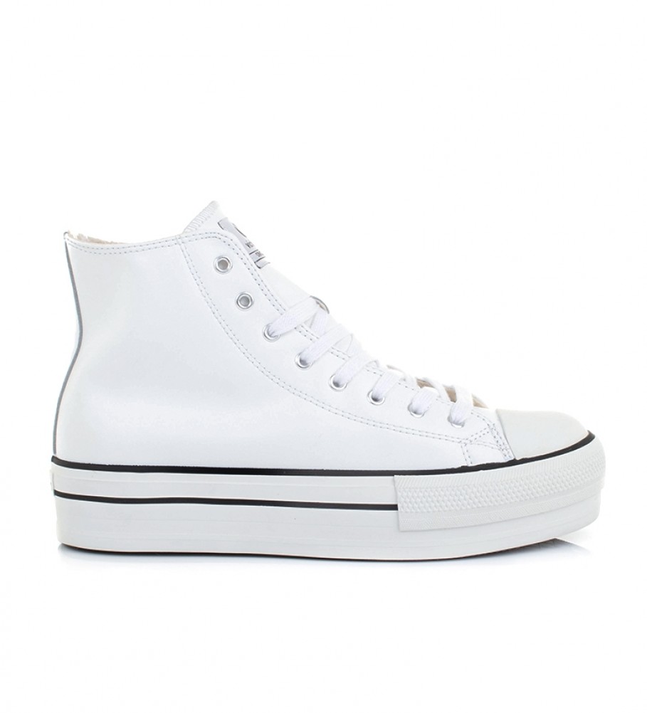 Victoria Chicago chaussures blanc - hauteur de plate-forme : 4cm
