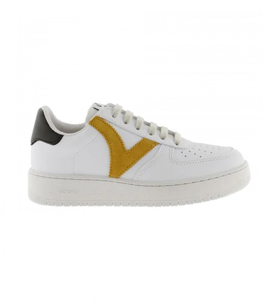 Victoria Sneakers 1258201 bianco, senape