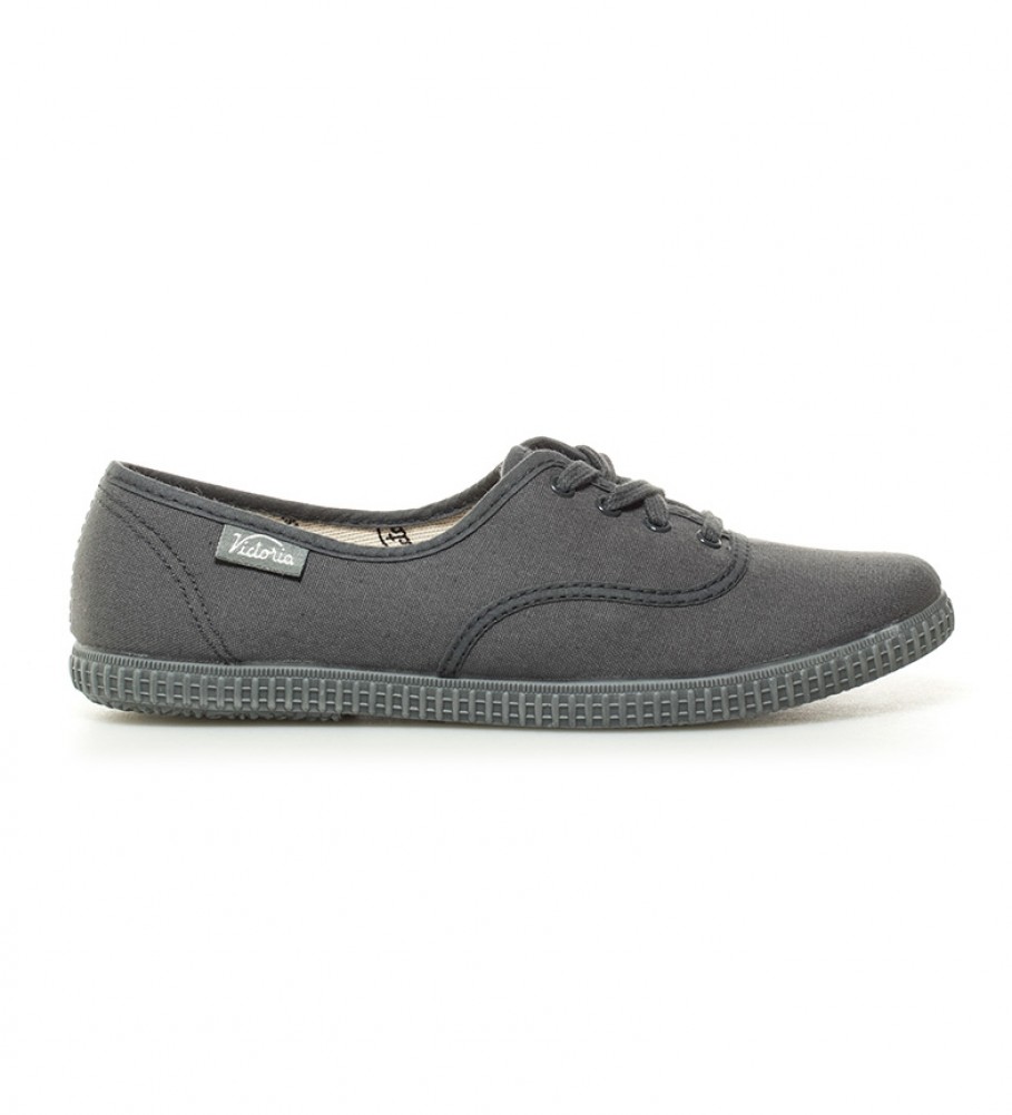 Victoria Zapatillas de lona antracita - Tienda Esdemarca moda y complementos - zapatos de marca y zapatillas de marca