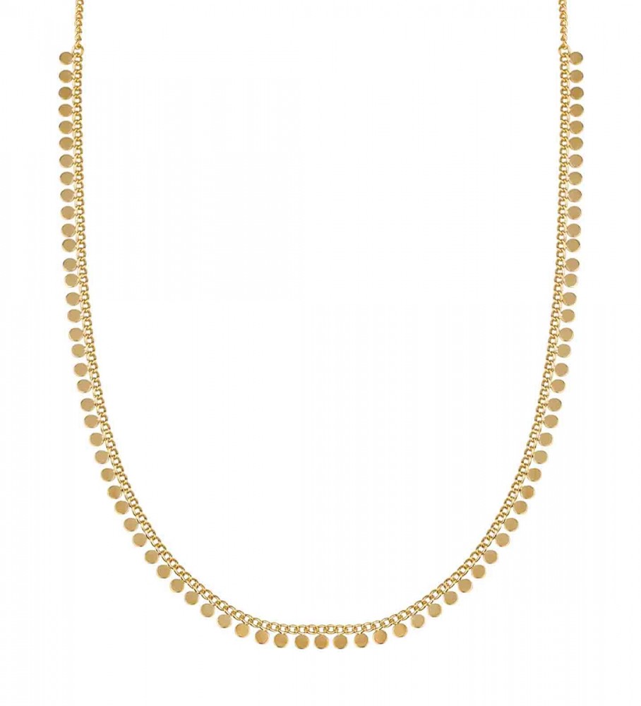 VIDAL & VIDAL Vidal & Vida necklace finished in 18 Kt gold 18 Kt gold colored circles