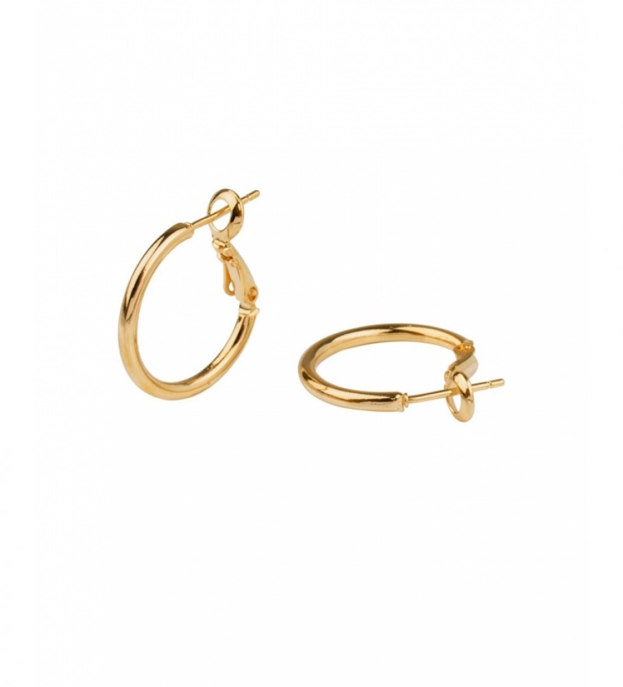 VIDAL & VIDAL Earrings Essentials hoop clip 20x2mm gold 18 Ktes