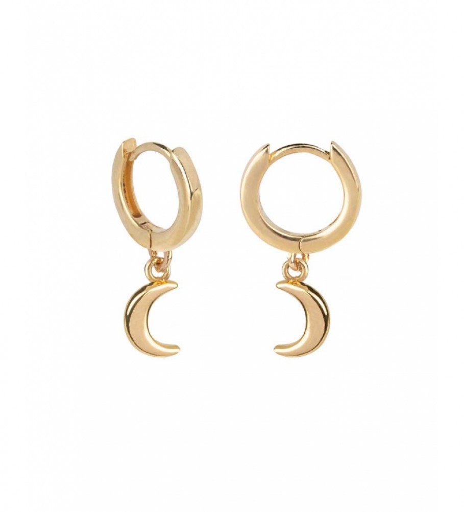 VIDAL & VIDAL Earrings Favorites by Maria G. de Jaime luna gold 18Ktes