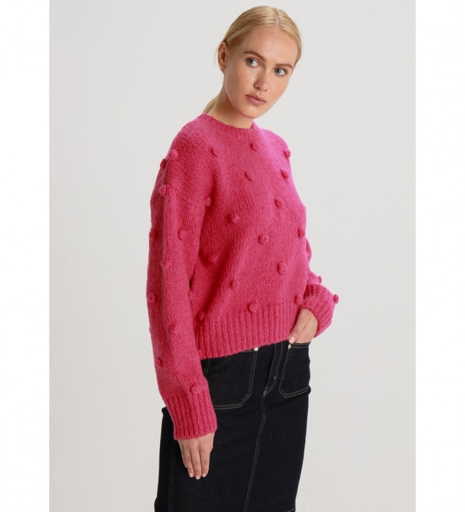 Victorio & Lucchino, V&L - russian knitted sweater pink