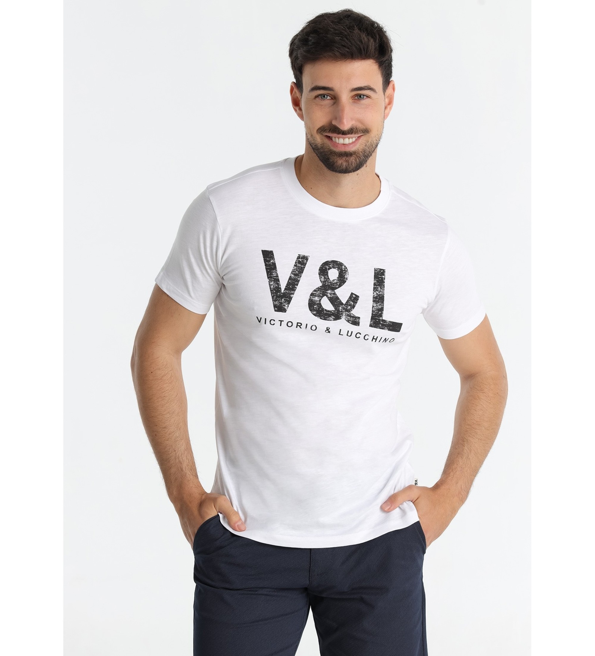 Victorio & Lucchino, V&L Graphic essential T-shirt white