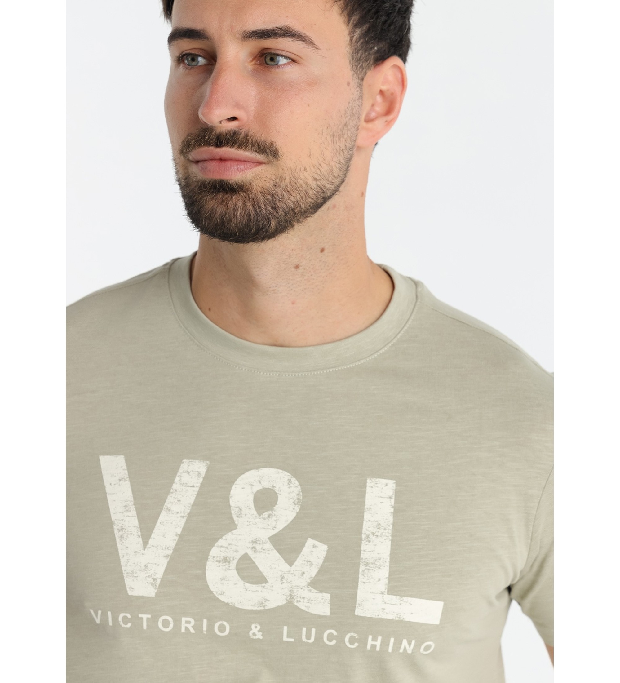 Victorio & Lucchino, V&L Graphic essential T-shirt green