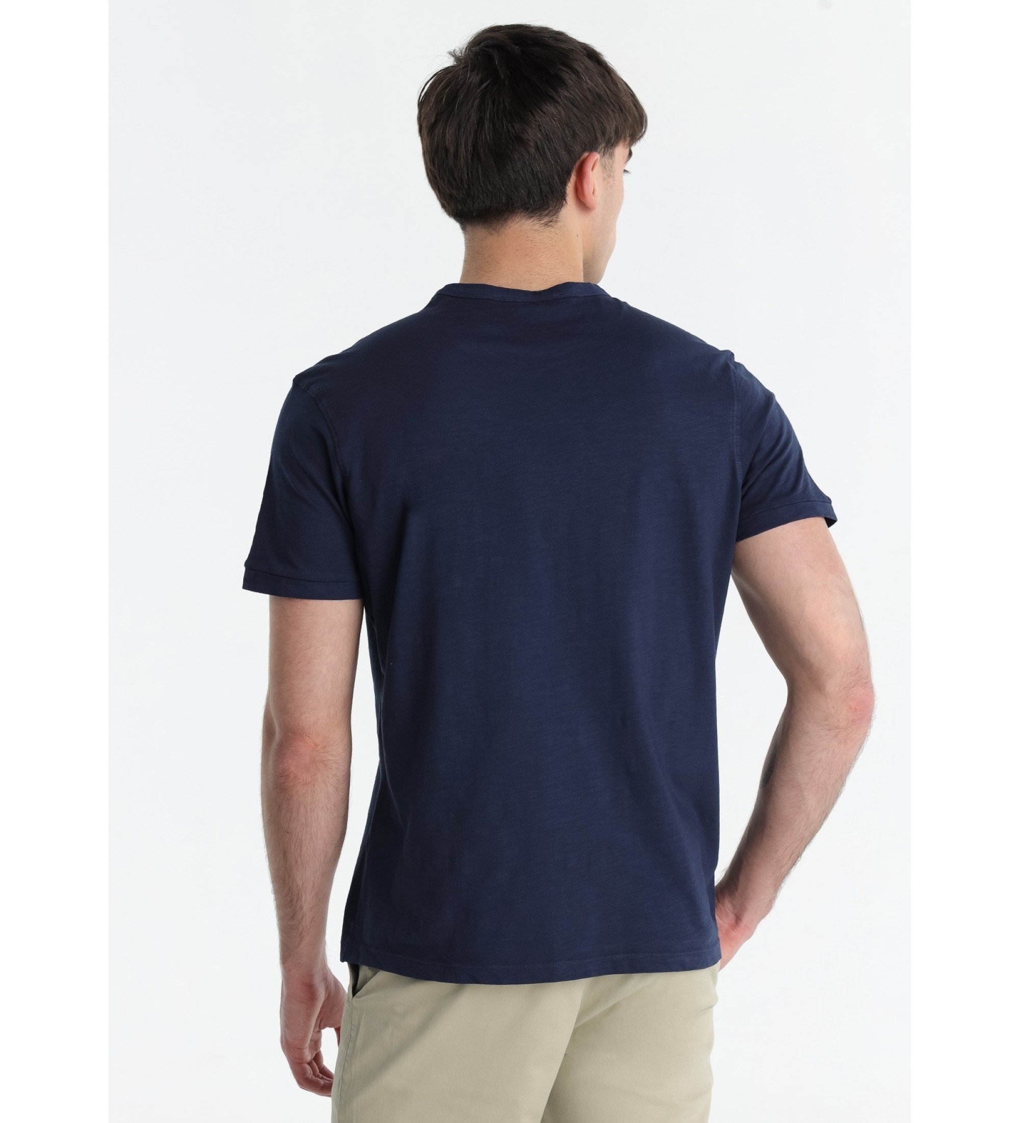 Victorio & Lucchino, V&L Basic-T-Shirt in Marineblau