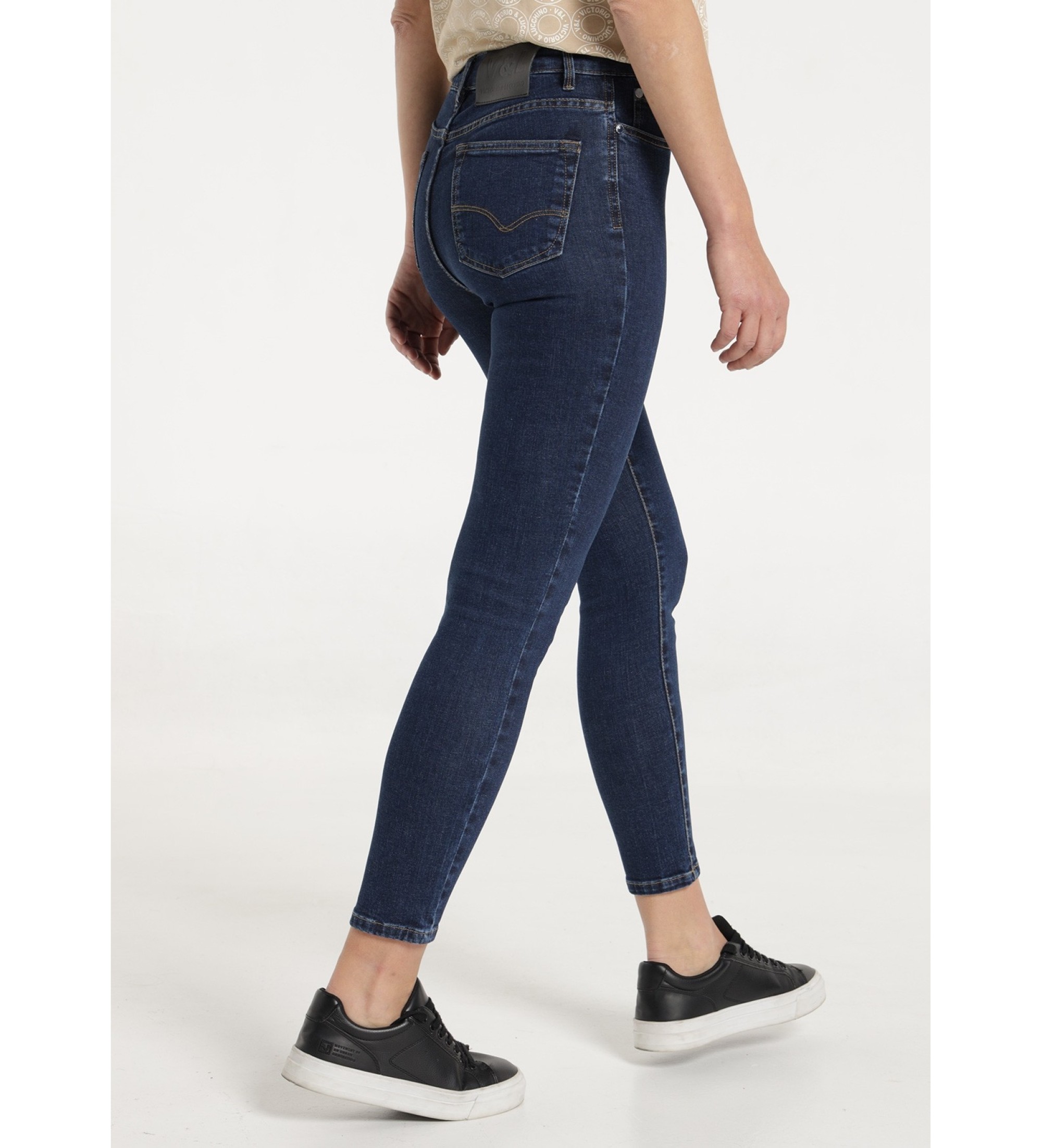 Victorio & Lucchino, V&L Jeans Skinny Jeans Mid-rise blue