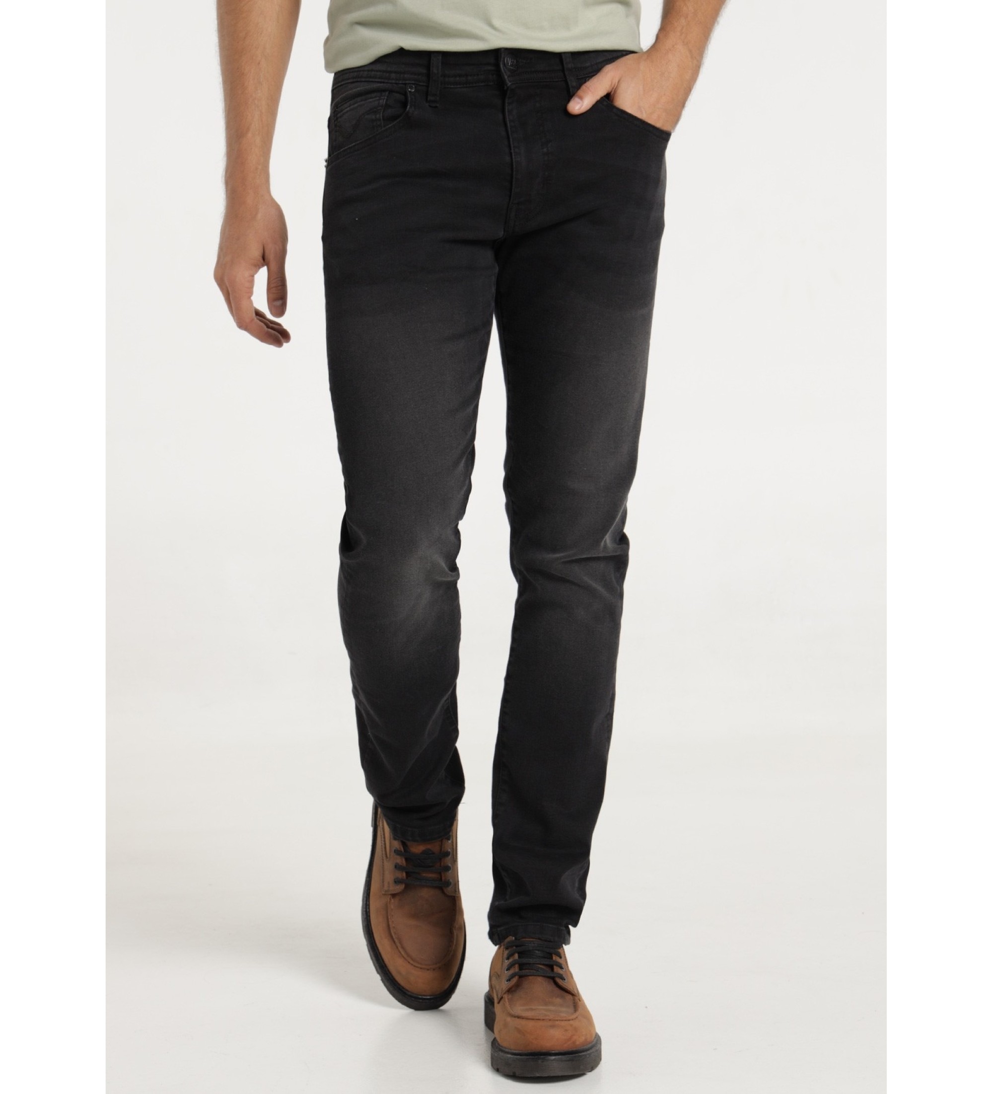 Victorio & Lucchino, V&L Slim Jeans Medium Waist black