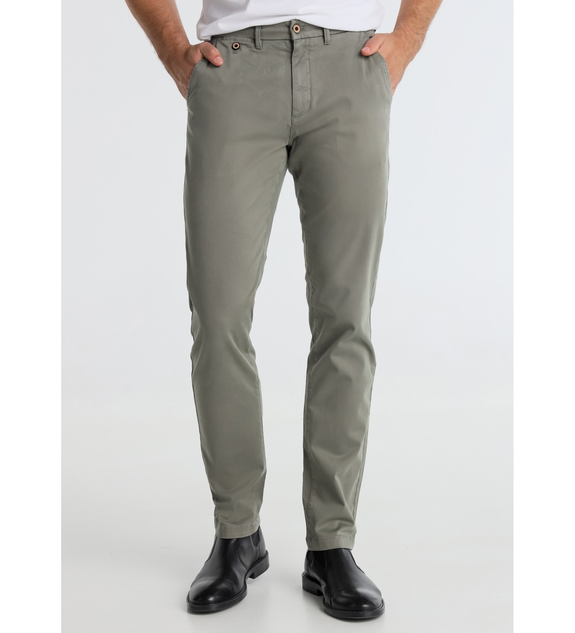 Victorio & Lucchino, V&L Spodnie 140521 szary