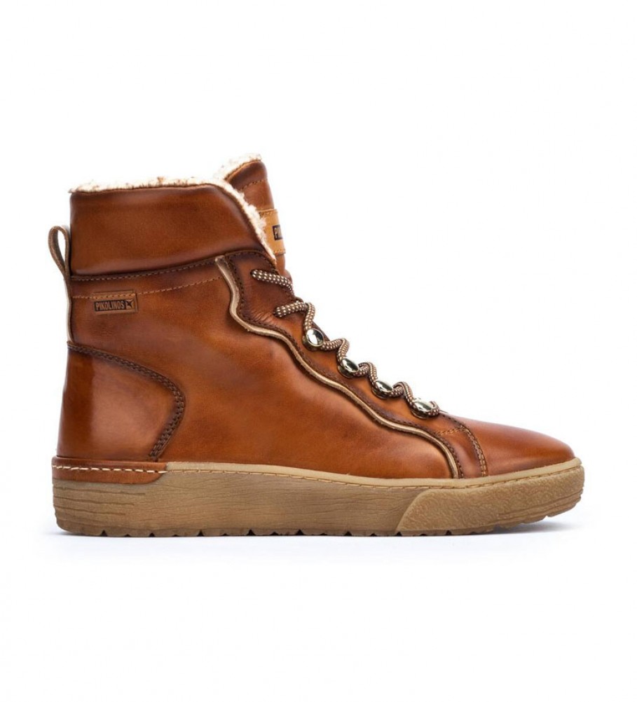 Pikolinos Leather ankle boots Vitoria camel