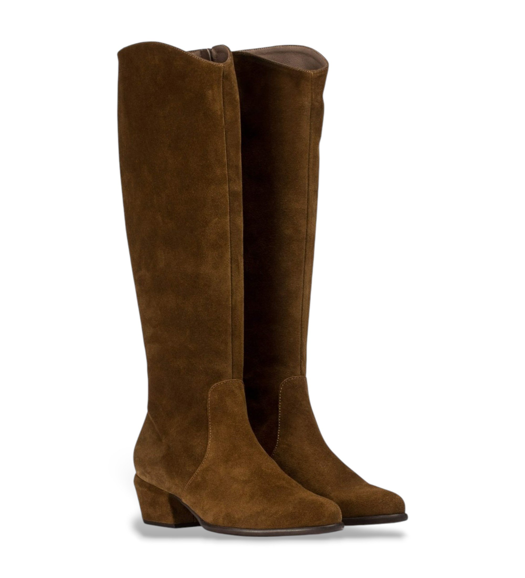 Wonders Botas de ante Fei marrón