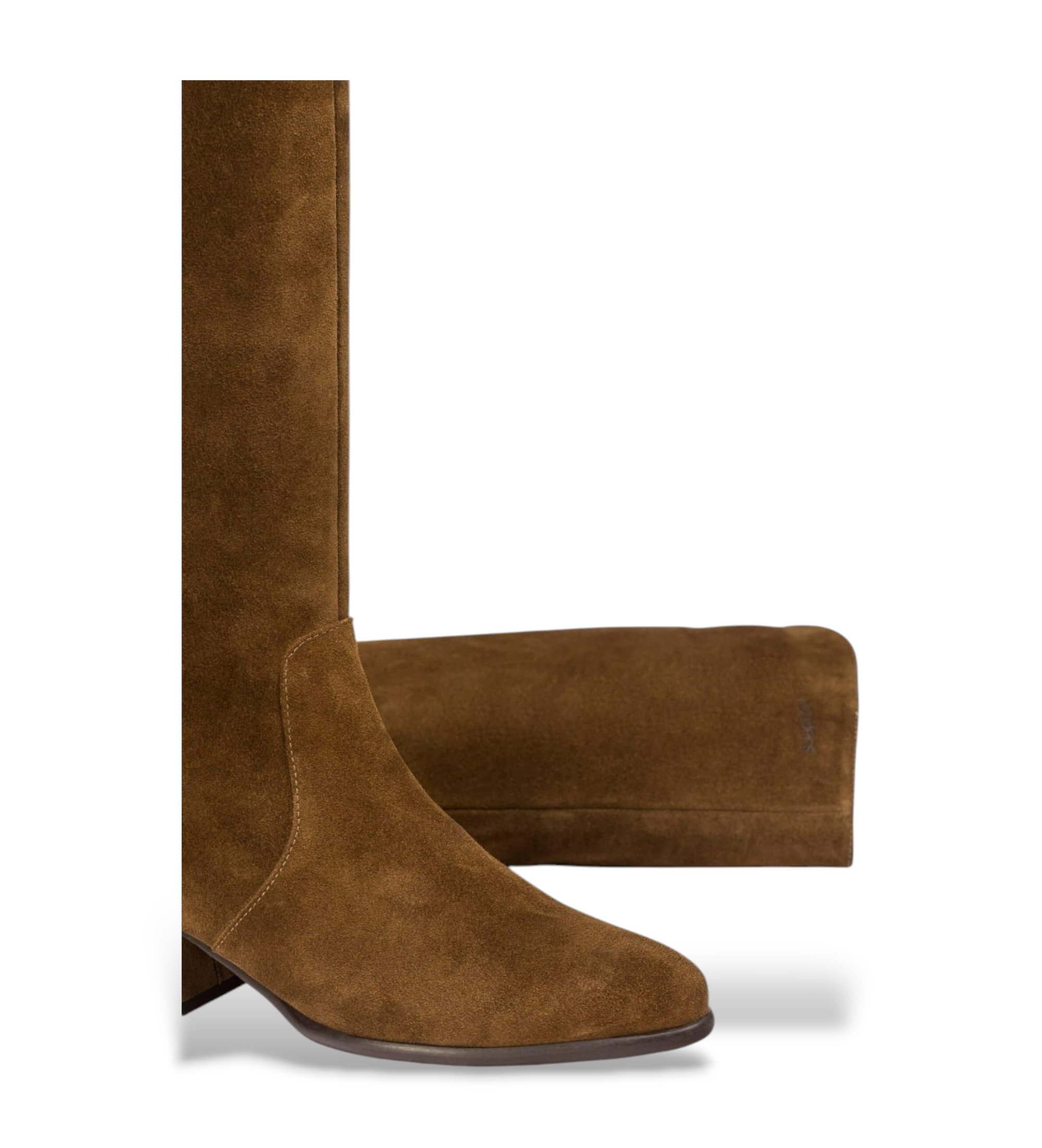 Wonders Botas de ante Fei marrón