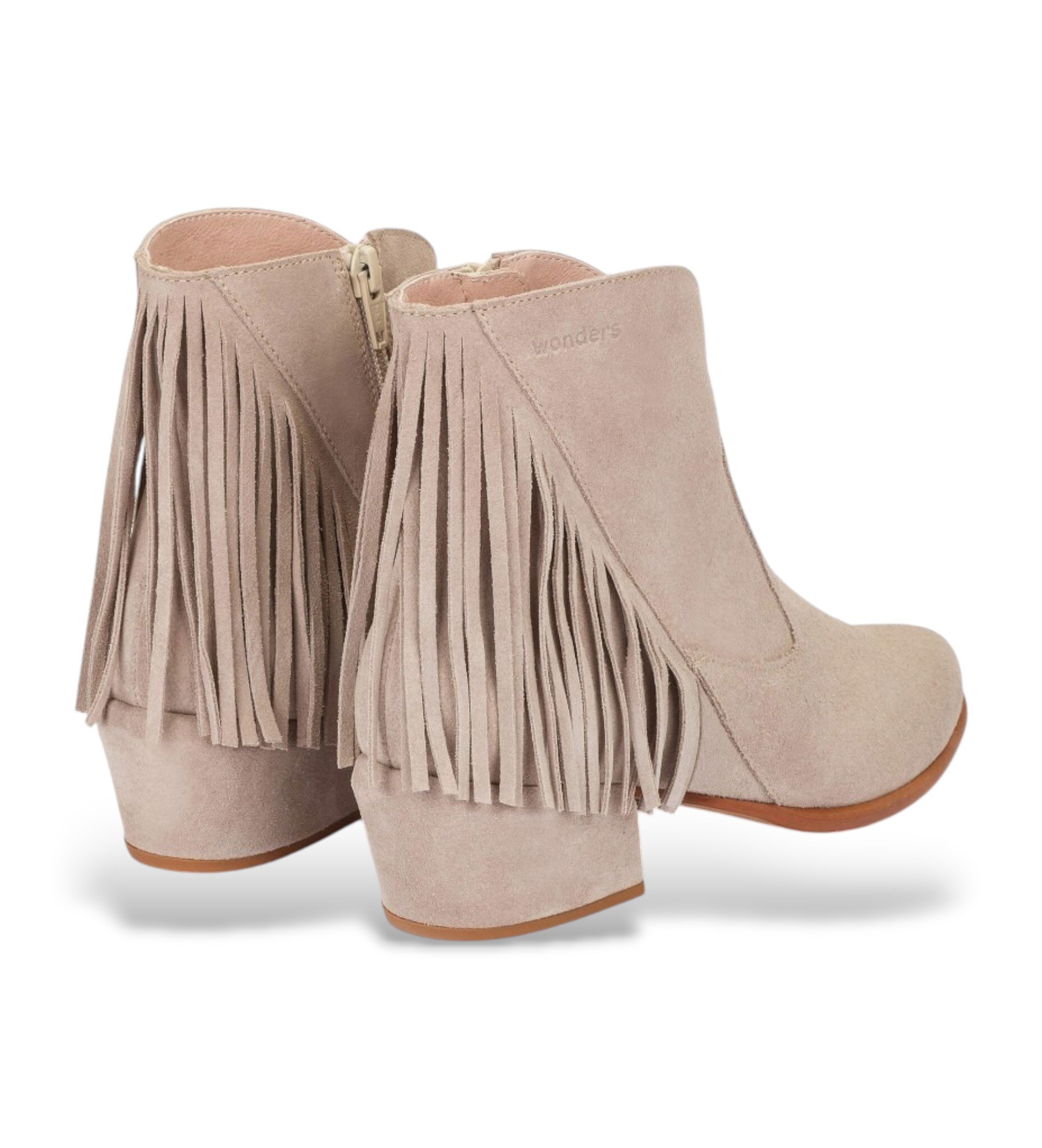 Wonders Leather ankle boots FEI 05 taupe 