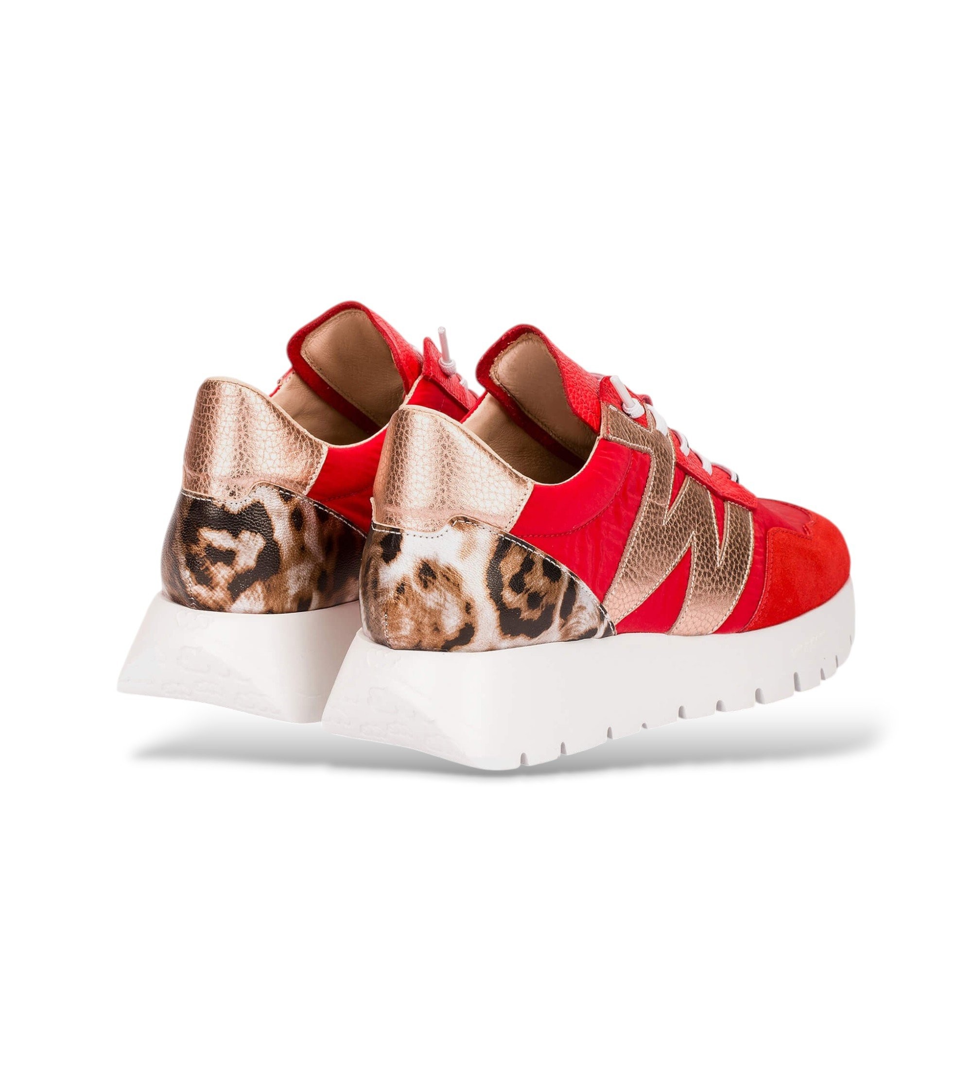 Wonders Zapatillas de Piel Odisei rojo