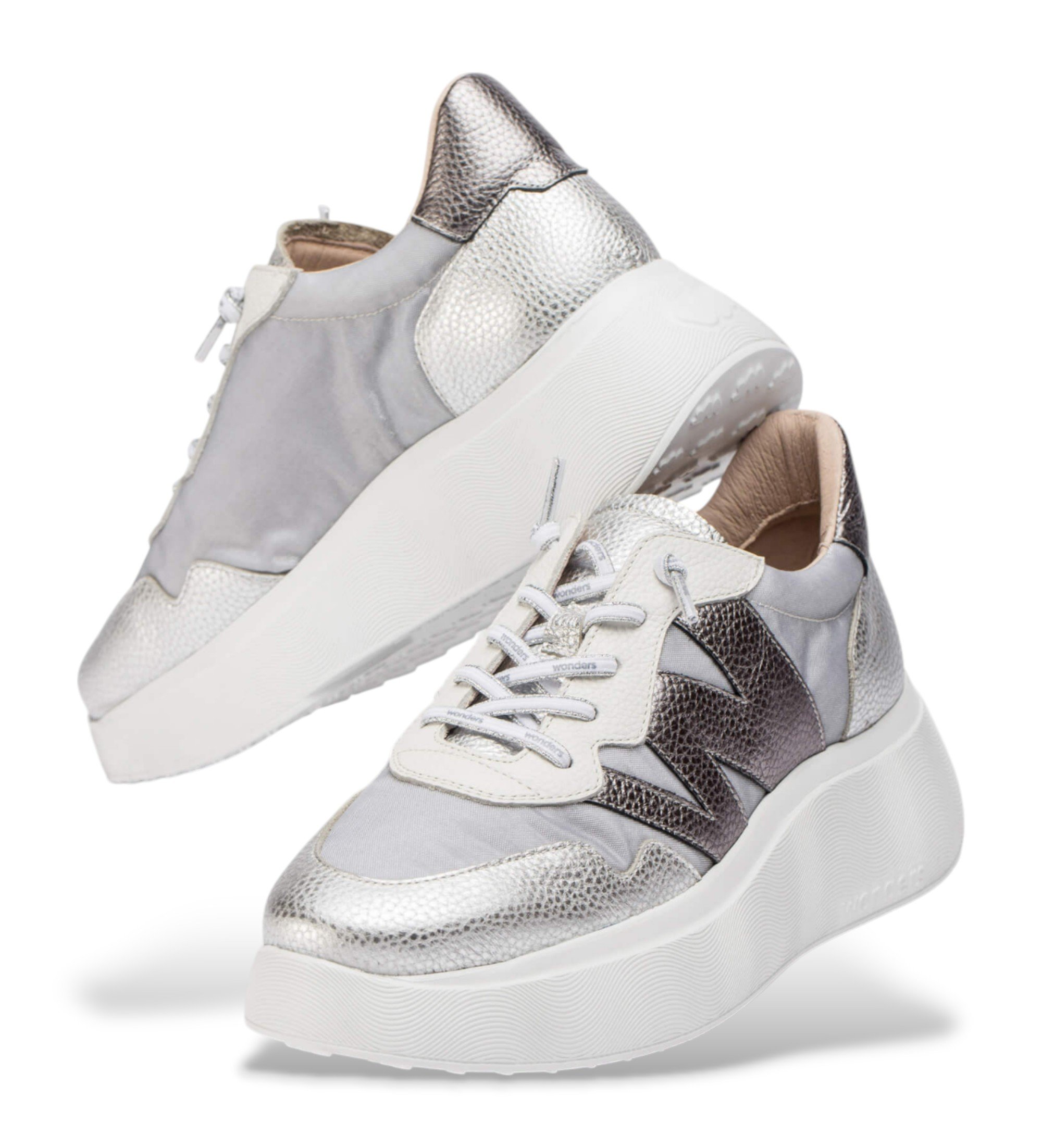 Wonders Z�nit silver trainers