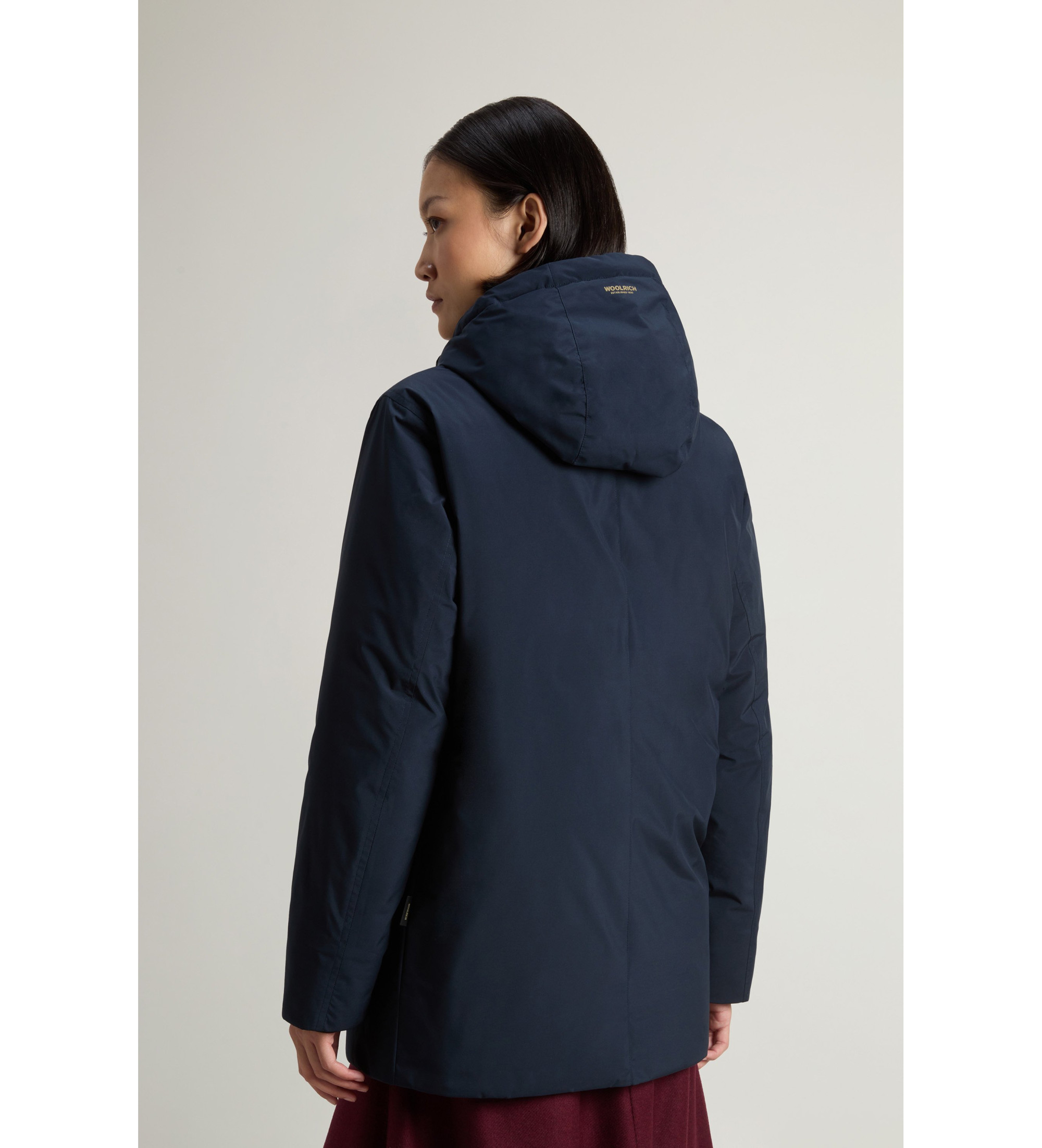 Woolrich Parka Arctic Cloud con capucha marino Tienda Esdemarca