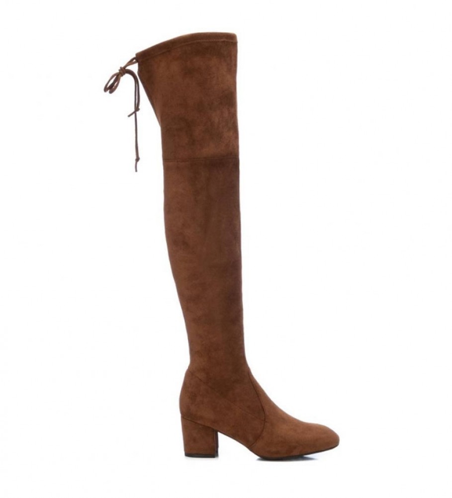 Xti Botas 043078 camel -Altura tacón 6 cm- - Tienda Esdemarca moda, calzado  y complementos - zapatos de marca y zapatillas de marca