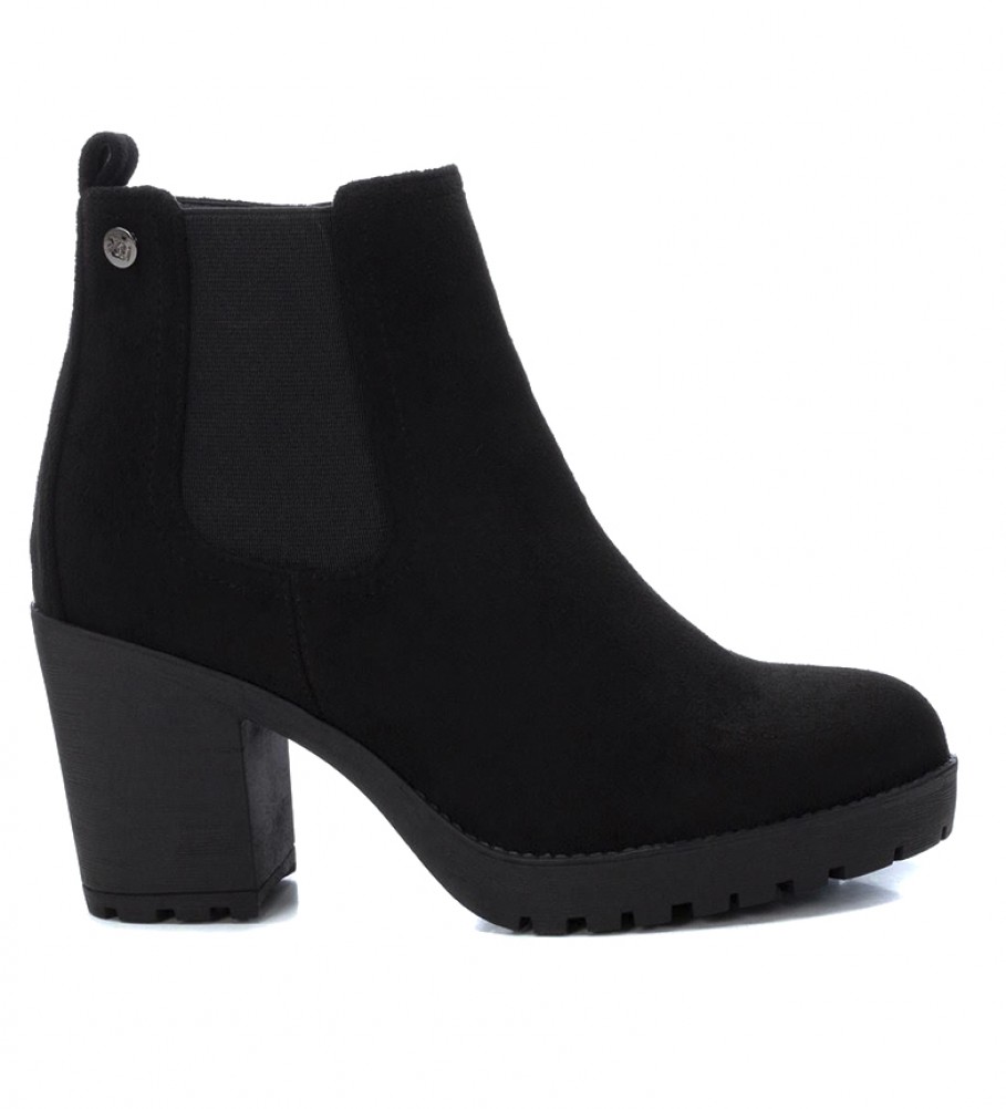 Xti Ankle boots 034351 black -heel height: 8 cm