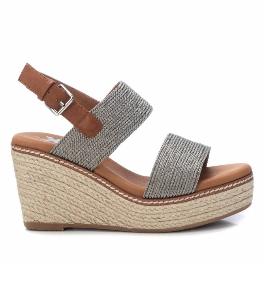 Xti Sandalias 042365 gris -Altura del tacón: 10cm- - Tienda Esdemarca moda,  calzado y complementos - zapatos de marca y zapatillas de marca