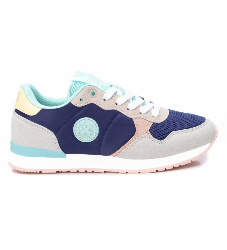 Xti Multicolored sneakers, navy