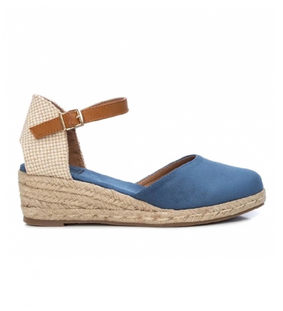 Xti Sandalias 35715 azul -Altura cuña: 5 cm- - Tienda Esdemarca moda,  calzado y complementos - zapatos de marca y zapatillas de marca