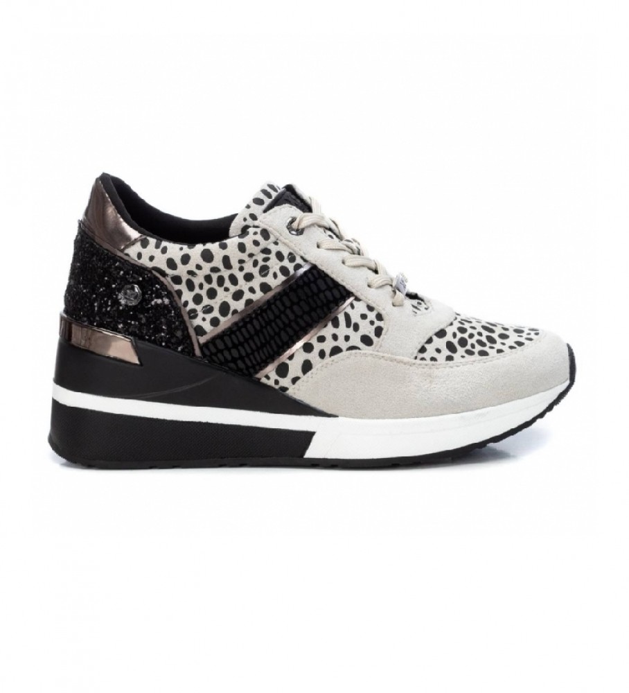 Xti Sneakers 043521 bianche, animalier