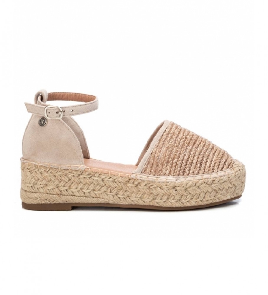 Xti Sandalias 044477 beige -Altura plataforma 5 cm- - Tienda Esdemarca  moda, calzado y complementos - zapatos de marca y zapatillas de marca