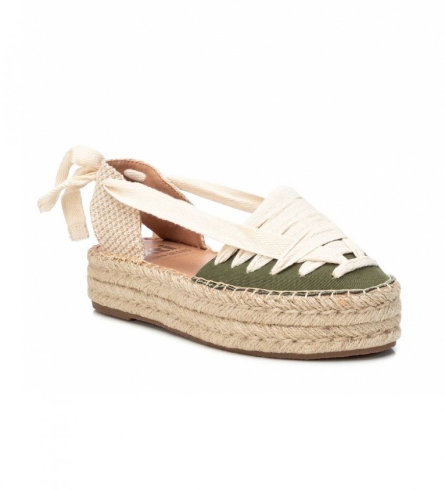 Xti Sandalias 044865 estilo espardeña verde - Tienda Esdemarca moda,  calzado y complementos - zapatos de marca y zapatillas de marca