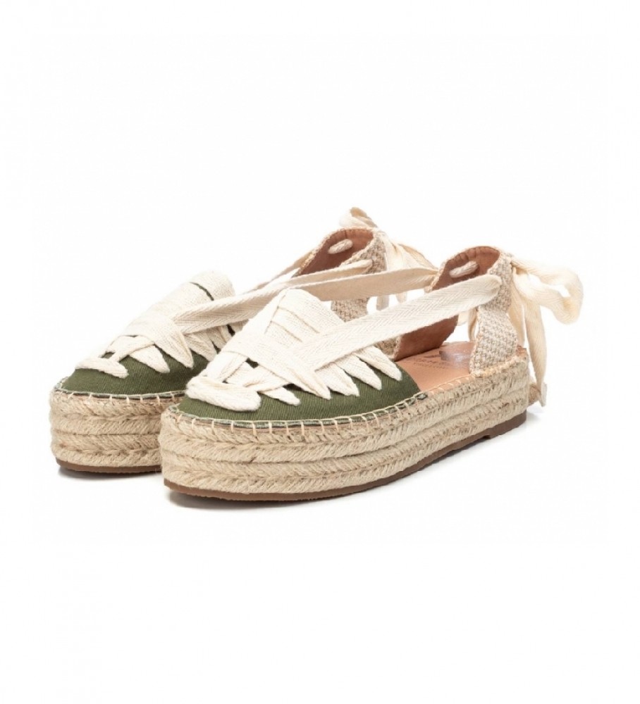 Xti Sandalias 044865 estilo espardeña verde - Tienda Esdemarca moda,  calzado y complementos - zapatos de marca y zapatillas de marca