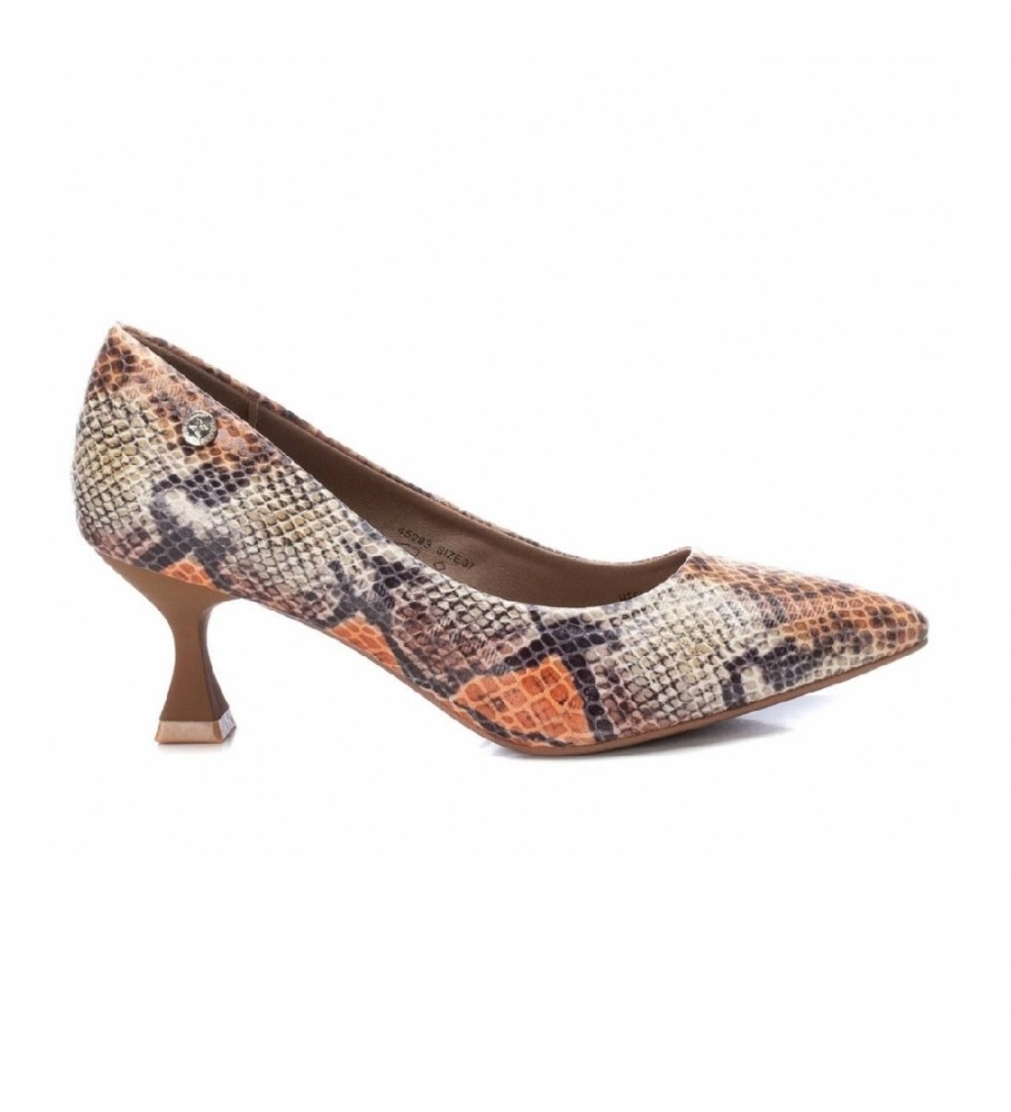 Xti Zapatos animalprint marrón -Altura tacón 5cm- - Tienda Esdemarca  calzado, moda y complementos - zapatos de marca y zapatillas de marca