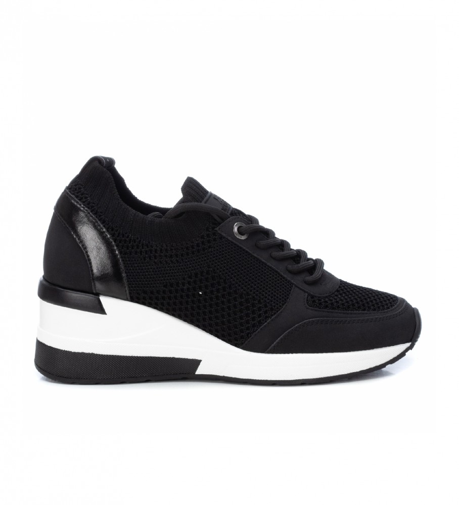 Xti Sneakers 140092 black -Height of wedge: 7cm