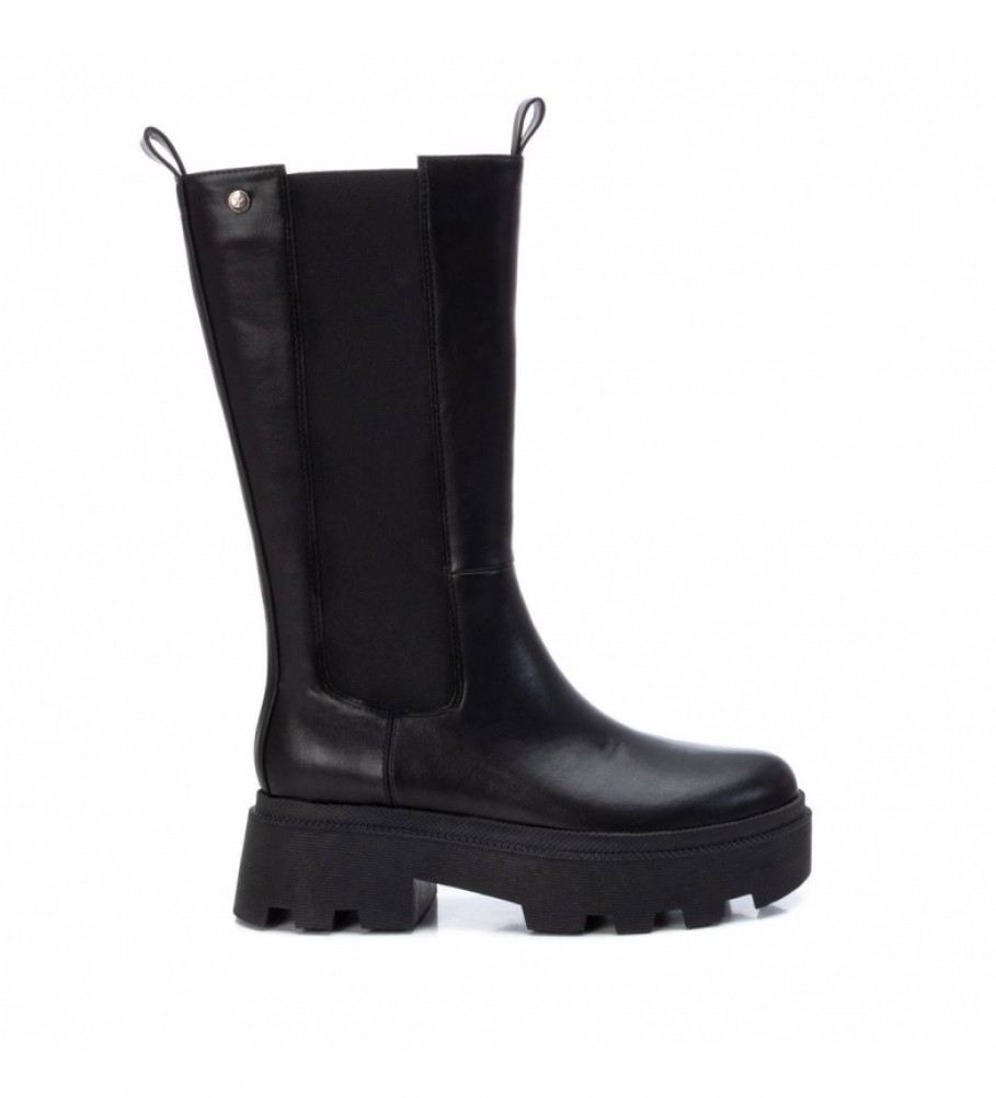 Xti Boots 036666 black -Heel height 5 cm