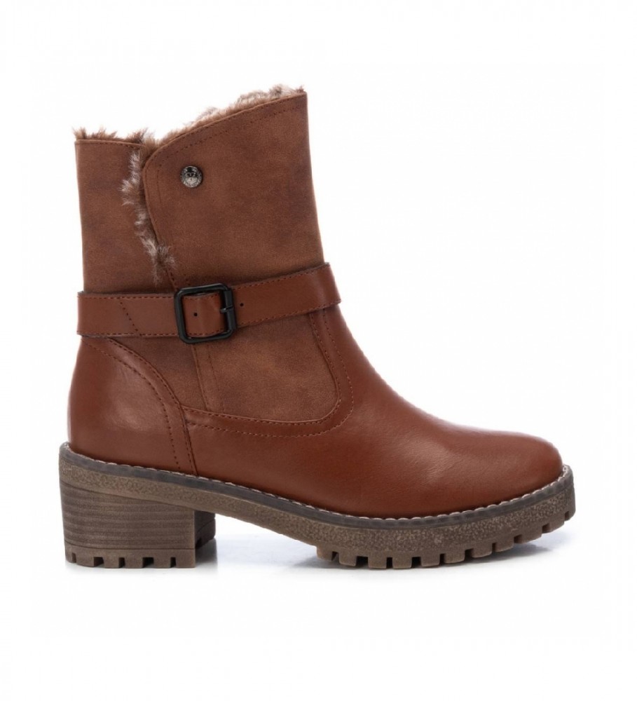 Xti Ankle boots 036632 brown - Heel height 5cm