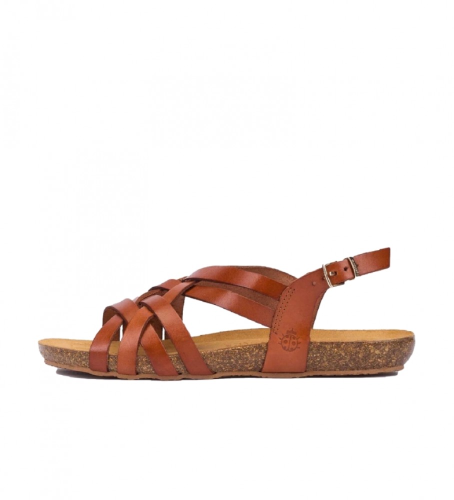 Yokono Sandalias de piel Ibiza marrón - Esdemarca calzado, moda y complementos - zapatos de marca y zapatillas de