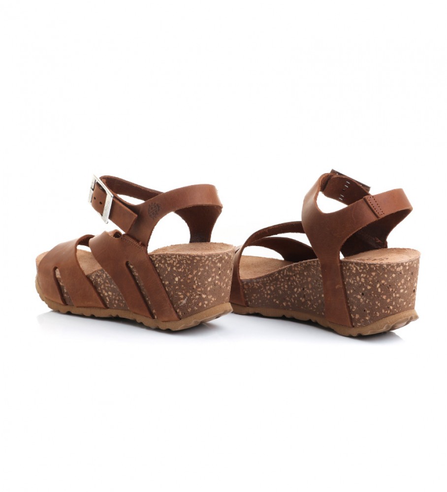 Yokono Sandalias de piel Bari 002 cuero -Altura cuña: 7 cm- - Tienda  Esdemarca moda, calzado y complementos - zapatos de marca y zapatillas de  marca