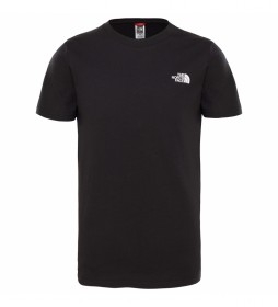 The North Face T-shirt nera a maniche corte con cupola semplice