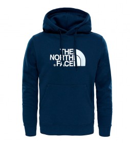 The North Face Navy Drew Peak cotton sweatshirt, white