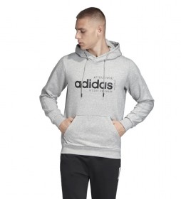 adidas chaqueta capucha rojas