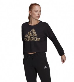felpa adidas leopardata