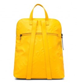 mochila desigual amarilla