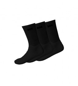 Helly Hansen Confezione da 3 calzini sportivi neri