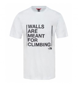 The North Face T-shirt Walls Are For Climbing white