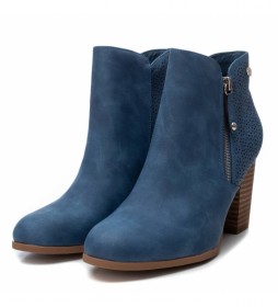 Xti Botines de mujer Xti estilo motero con hebilla Xti Botines de mujer Xti estilo motero con hebilla