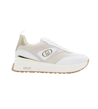 Sneakers Maxi Wonder 97 in pelle bianca