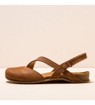 Leren sandalen N5813 Pleasant Panglao bruin 